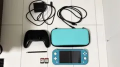 Nintendo Switch Lite ターコイズ プロコン ソフト2本付き