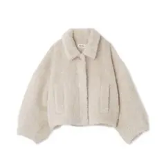 SNIDEL 極美品 ボアショートジャケット 1サイズ ホワイト 新品❣️スナイデル ❣️ボアショートジャケットコート - メルカリ