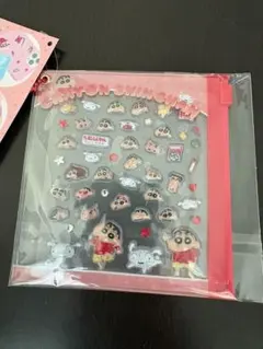 クレヨンしんちゃん デコパーツ シール 立体ぷっくりタイプ