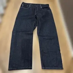 ダークブルー ストレートデニム