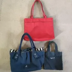 アニエスベー バッグ 3点セット