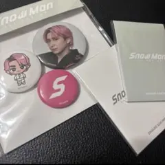 SnowMan ポップアップ カードパックA B 缶バッジ 佐久間大介 韓国