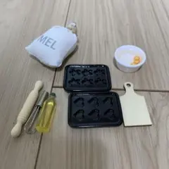 ミニチュア お菓子作りセット 天板 泡立て器 めん棒 卵 メリケン粉
