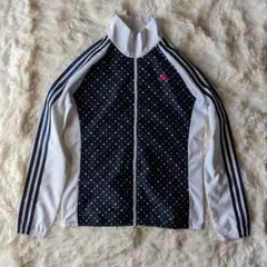 adidas ドット柄ジャージ上 ベイビー わるきゅーれ サイズM - メルカリ