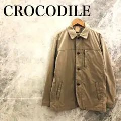 【極美品】CROCODILE メンズ ジャケット アウター ベージュ レザー