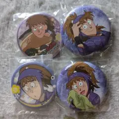 忍たま乱太郎　アニカフェ　アニカプ　雨濡れ　キャラバッジ　缶バッジ　不破　鉢屋