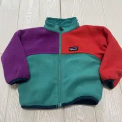 patagonia フリースアウター　リバーシブル　ジャケット　マルチカラー