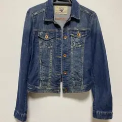 インディゴデニムジャケットZARA M