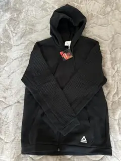 Reebok フード付きジャケット ブラック