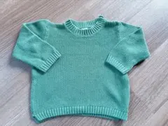 H&M ミントグリーン ニットセーター 2Y サイズ90