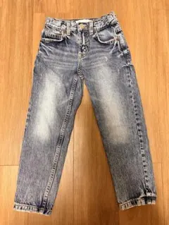 美品　ZARA デニムブルー パンツ 7サイズ