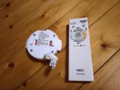 ジャンク品 NEC LED照明用アダプタN-4529とリモコンRE0209セット
