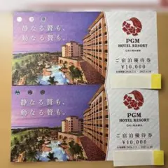 平和　PGMホテルリゾート沖縄　宿泊優待券2枚のサムネイル