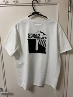 URBAN NATURE LIFE バックプリント Tシャツ