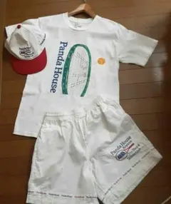 パンダハウス テニスウェア セットアップ　ナイロン ジャージ compass1727353164.jpg