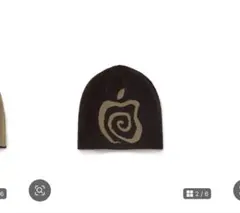 SOL Apple reversible beanie guruguru - メルカリ