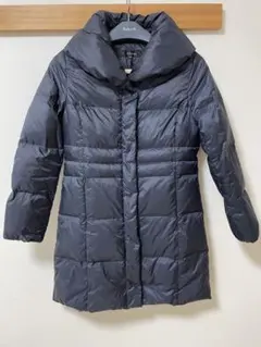 セブンアイディコンセプト　ショールカラー　ネイビー　ダウンコート　38 Mサイズのサムネイル