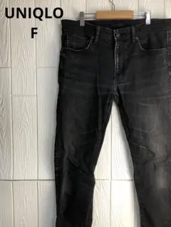 UNIQLO ブラックデニムパンツ 82cmウエスト