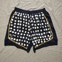 NIKE × Cody Hudson ドット柄ランニングショーツ ネイビー L