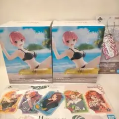 五等分の花嫁 中野一花 アクアフロートガールズ フィギュア 2点　おまけ有のサムネイル