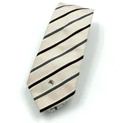 BURBERRY BLACK LABEL ネクタイ　ストライプ　ホースロゴ