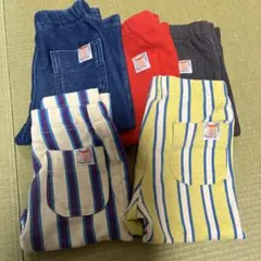 マーキーズ のびっと無地パンツ80サイズ　５本セット