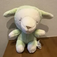 西川リビング ひつじのメルくん パステルグリーン ぬいぐるみのサムネイル