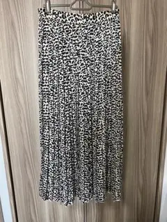 PAGEBOY レオパード柄 プリーツスカートのサムネイル