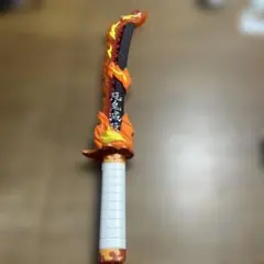 動作確認済　鬼滅の刃 DX日輪刀 煉獄杏寿郎 光る鳴る　コスプレ