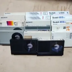 ベータ ビデオ用　使用済み生テープ 10巻セット で　② 2025年最新ベータ ビデオテープの人気アイテム - メルカリ