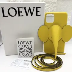 LOEWE iPhone11Pro ケース エレファント 黄