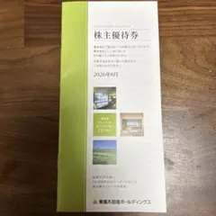 東急不動産ホールディングス 株主優待券 2026年6月のサムネイル
