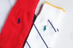 POLOポロラルフローレン【2足セット／メンズ】おしゃれなソックス【新品です】のサムネイル