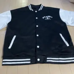 ALASKA スタジャン ブラック ホワイト