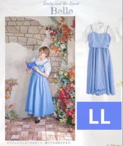 kaho エルサ アナ雪 ビスチェ付きワンピース しまむら L ディズニー