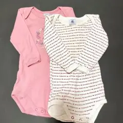 PETIT BATEAU 長袖ボディ２枚組　9m