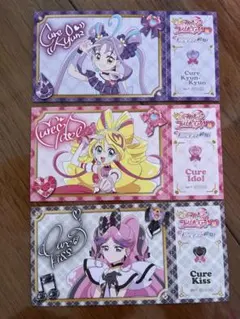 キミとアイドルプリキュア　展　入場特典　チケット風カード