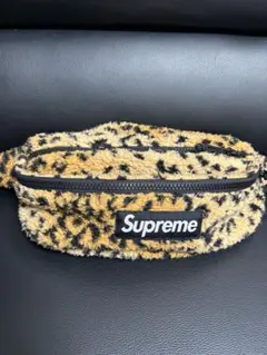 中古】Supreme Leopard Fleece Waist Bag Red - メルカリ
