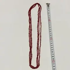 ☆激レア！☆強血赤ビンテージホワイトハーツ一連☆カスタム用ビーズ