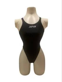 JAPANレディース競泳水着　黒S〜2Lサイズ　ハイレグ　ハイカット水着のサムネイル