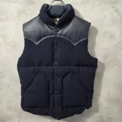 極美品】ネイビー ROCKY MOUNTAIN ダウンベスト - メルカリ