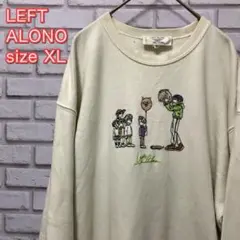 ダメージOKな方限定❗️LEFT ALONE レフトアローン スウェット XL