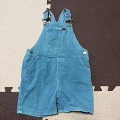 ZARA ショートオーバーオール 2-3歳 青　98