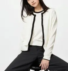 UNIQLO UVカットクルーネックカーディガン/ウォッシャブル Mサイズ