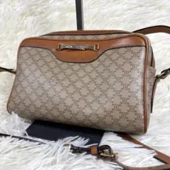 【希少✨】CELINE セリーヌ マカダム 金具 ショルダーバッグ サコッシュ