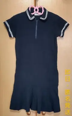 美品！ ブランシェス RAD CHAP ポロワンピース 紺色 140