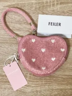 FEILER ラブラリーバイフェイラー　ラブラリーハート ハート型ポーチ