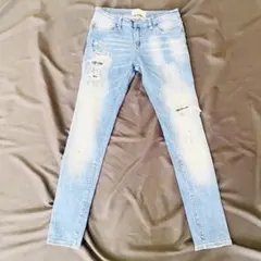 Avid Jeans スキニーデニム ライトブルー 「F243