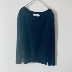 【アズールバイマウジー】ニット　トップス　S　プルオーバー　シンプル　無地