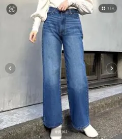 デニムワイドパンツ　INGNI